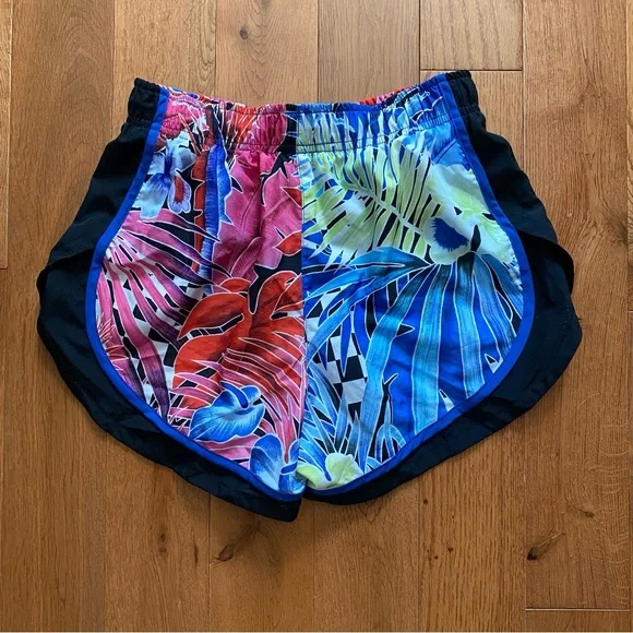 Nike tempo dri-fit running shorts size XS tropical print - Picture 5 of 6